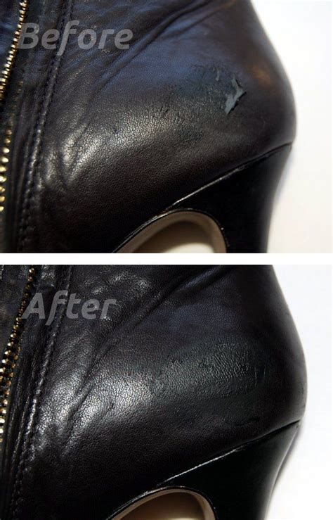 howbto fix mens fake leather shoes|repair leather shoes tear.